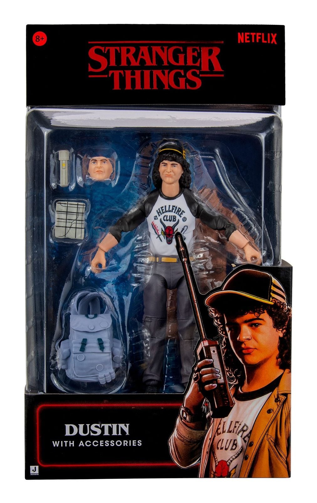 DUSTIN | Stranger Things Upside Down | Action Figure | Jazwares | 6 Inch