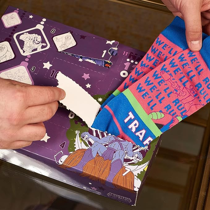 Advent Calendar | Masters Of The Universe | Skeletor | Naughty | 12 Days of Socks