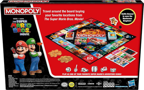 Hasbro Monopoly | The Super Mario Bros. Movie Edition | Board Game