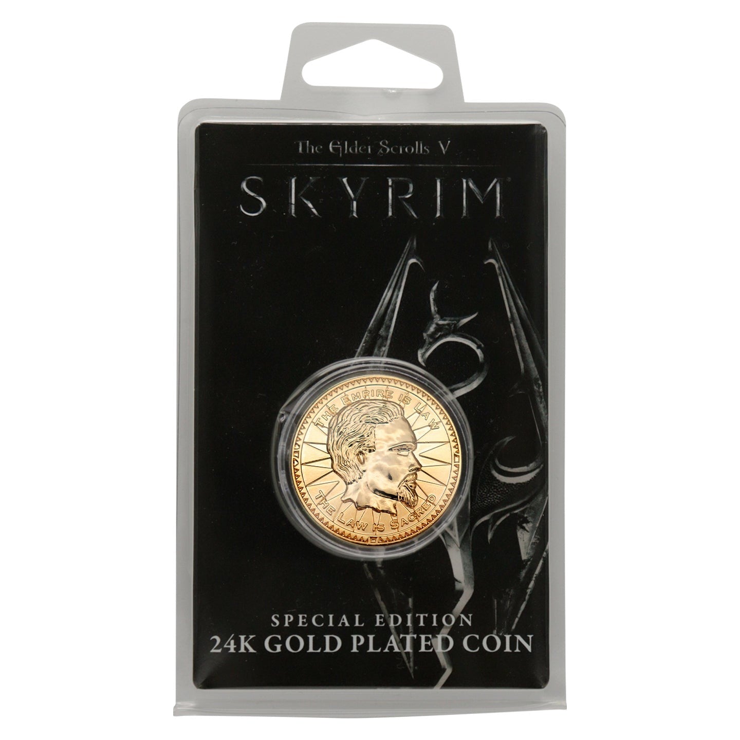 thumbnail image 2 of Skyrim Septim Coin Replica – Bethesda Official, The Elder Scrolls V, Gamer Gift 2 of 5