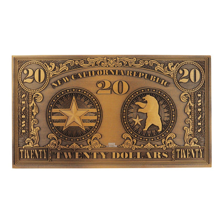 REPLICA NCR $20 BILL | Fallout New Vegas | Antique Gold Plated | Limited Edition