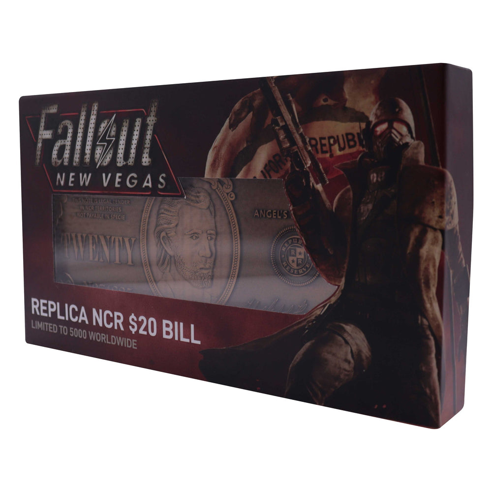 REPLICA NCR $20 BILL | Fallout New Vegas | Antique Gold Plated | Limited Edition