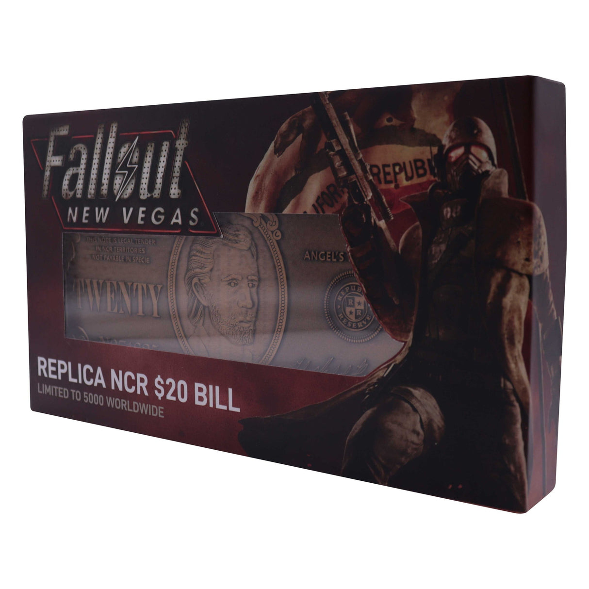 REPLICA NCR $20 BILL | Fallout New Vegas | Antique Gold Plated | Limited Edition