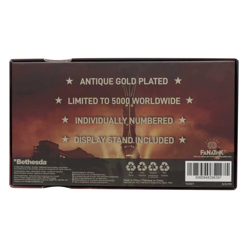 REPLICA NCR $20 BILL | Fallout New Vegas | Antique Gold Plated | Limited Edition