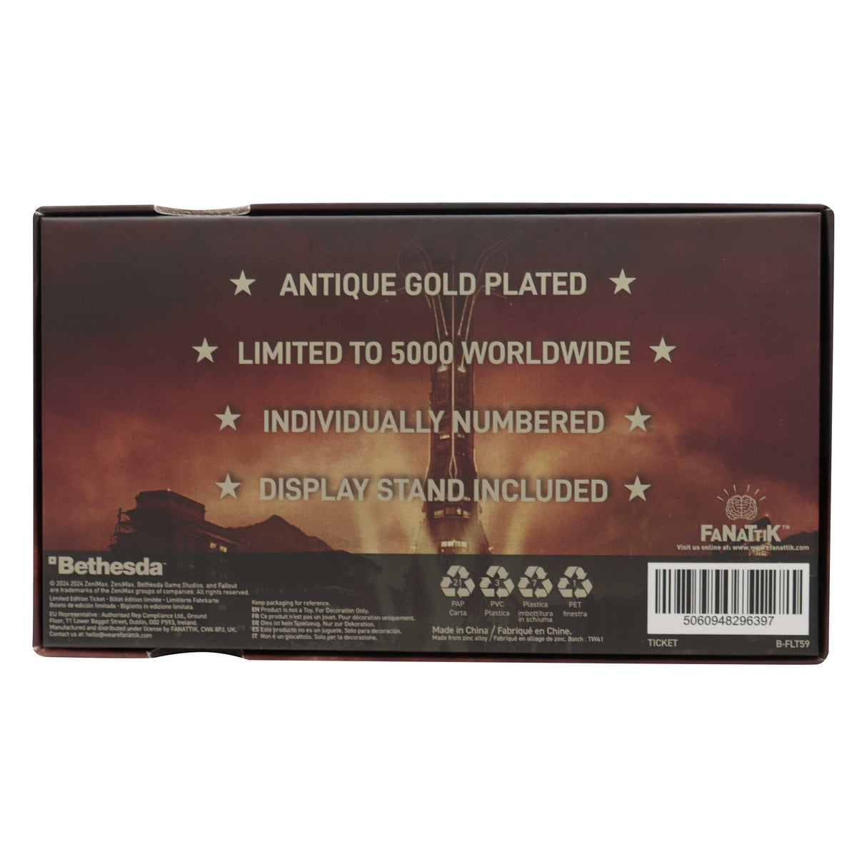 REPLICA NCR $20 BILL | Fallout New Vegas | Antique Gold Plated | Limited Edition