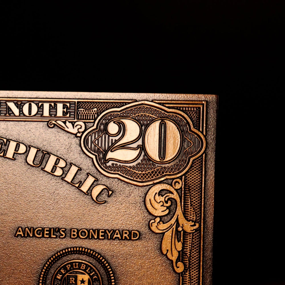 REPLICA NCR $20 BILL | Fallout New Vegas | Antique Gold Plated | Limited Edition