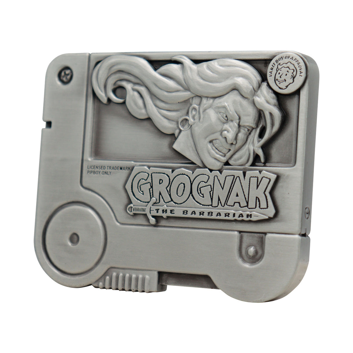 Fanattik Fallout Limited Edition GROGNAK THE BARBARIAN Holotape Metal Replica