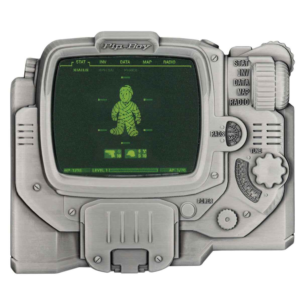Fanattik Fallout Limited Edition PIP-BOY 3000 Mk IV Lenticular Metal Ingot