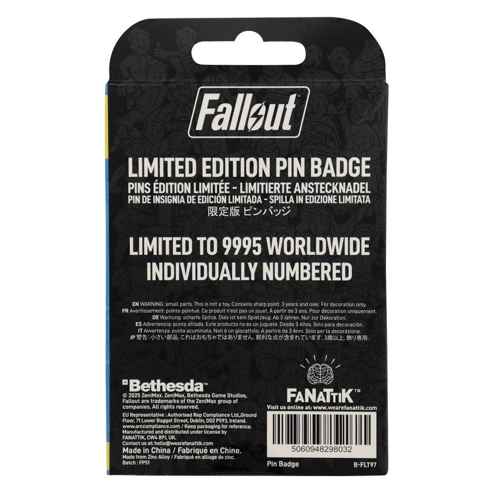 CHARISMA BOY | Fallout | Limited Edition Pin Badge