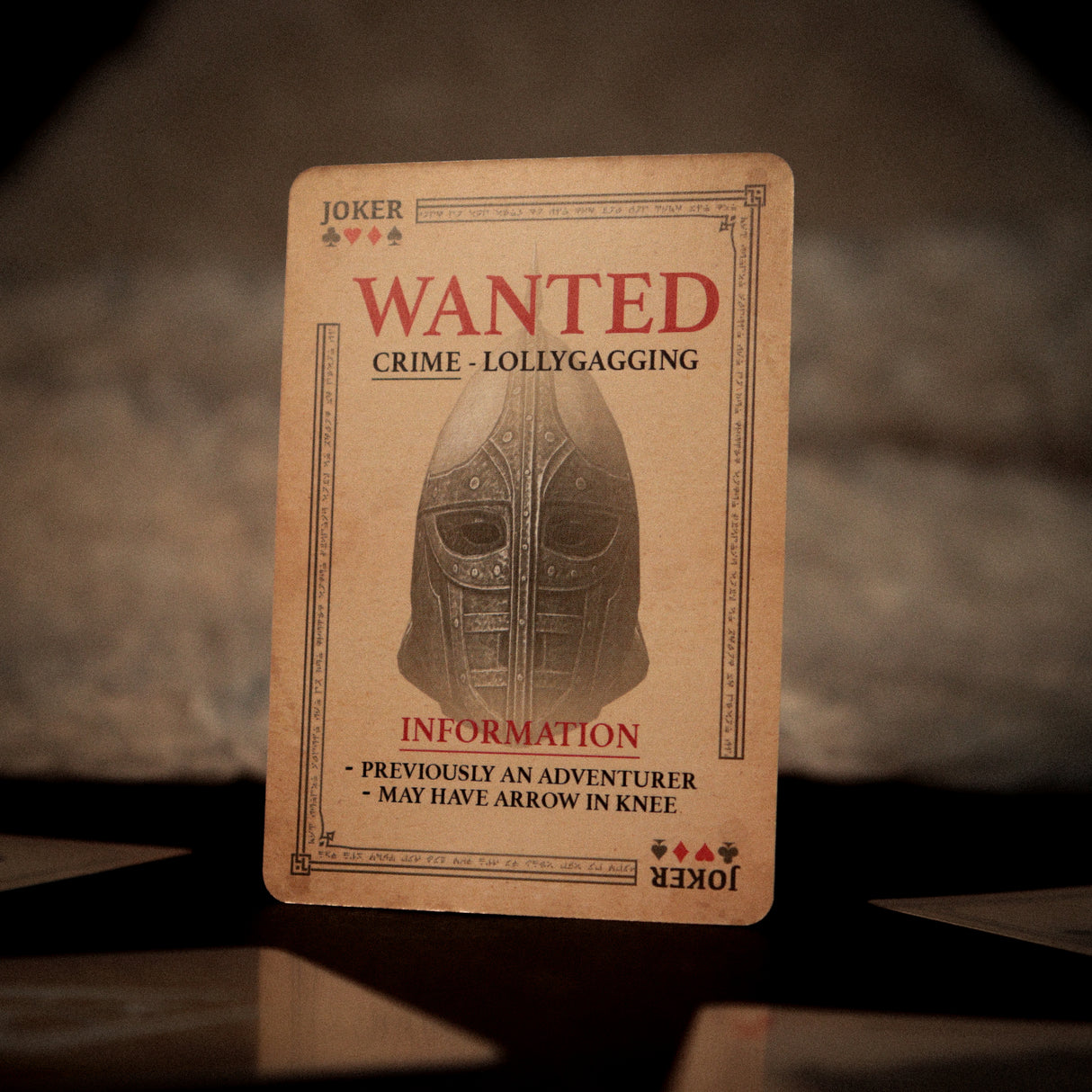 Fanattik The Elder Scrolls V: Skyrim DRAGONBORN Playing Cards Deck