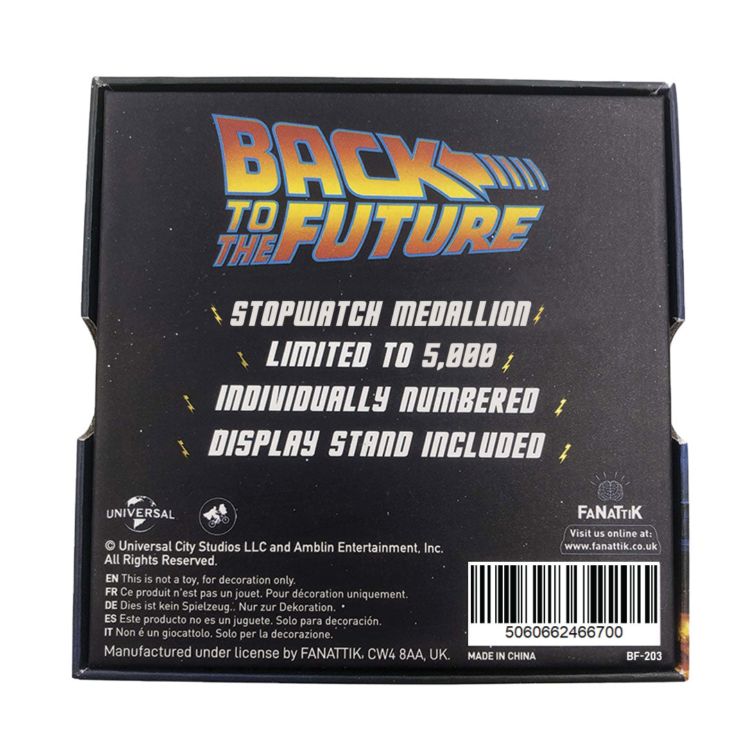 STOPWATCH MEDALLION | Back to the Future | Limited Edition