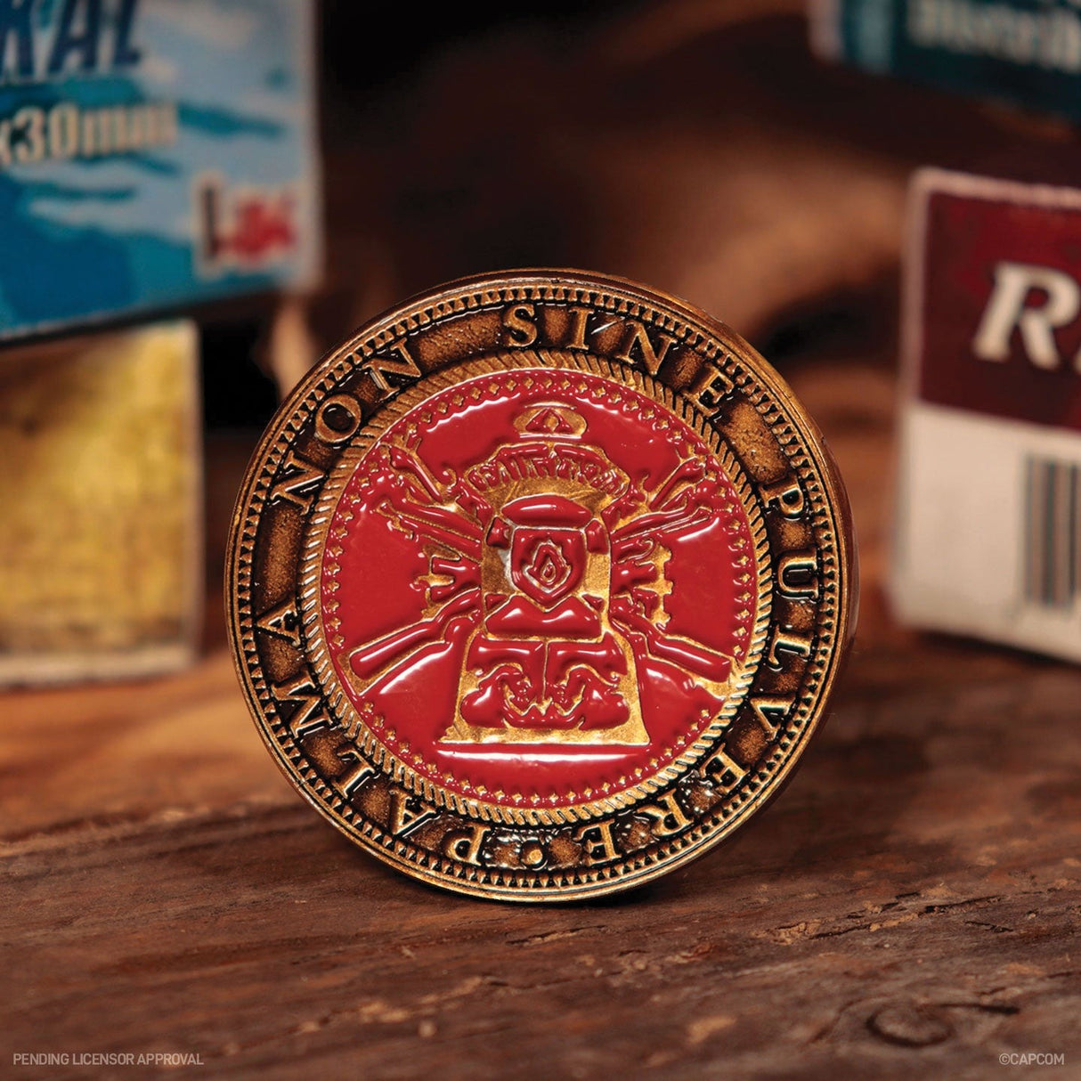 SET OF TWO METAL SHOOTING GALLERY TOKENS | Resident Evil 4 | Limited Edition