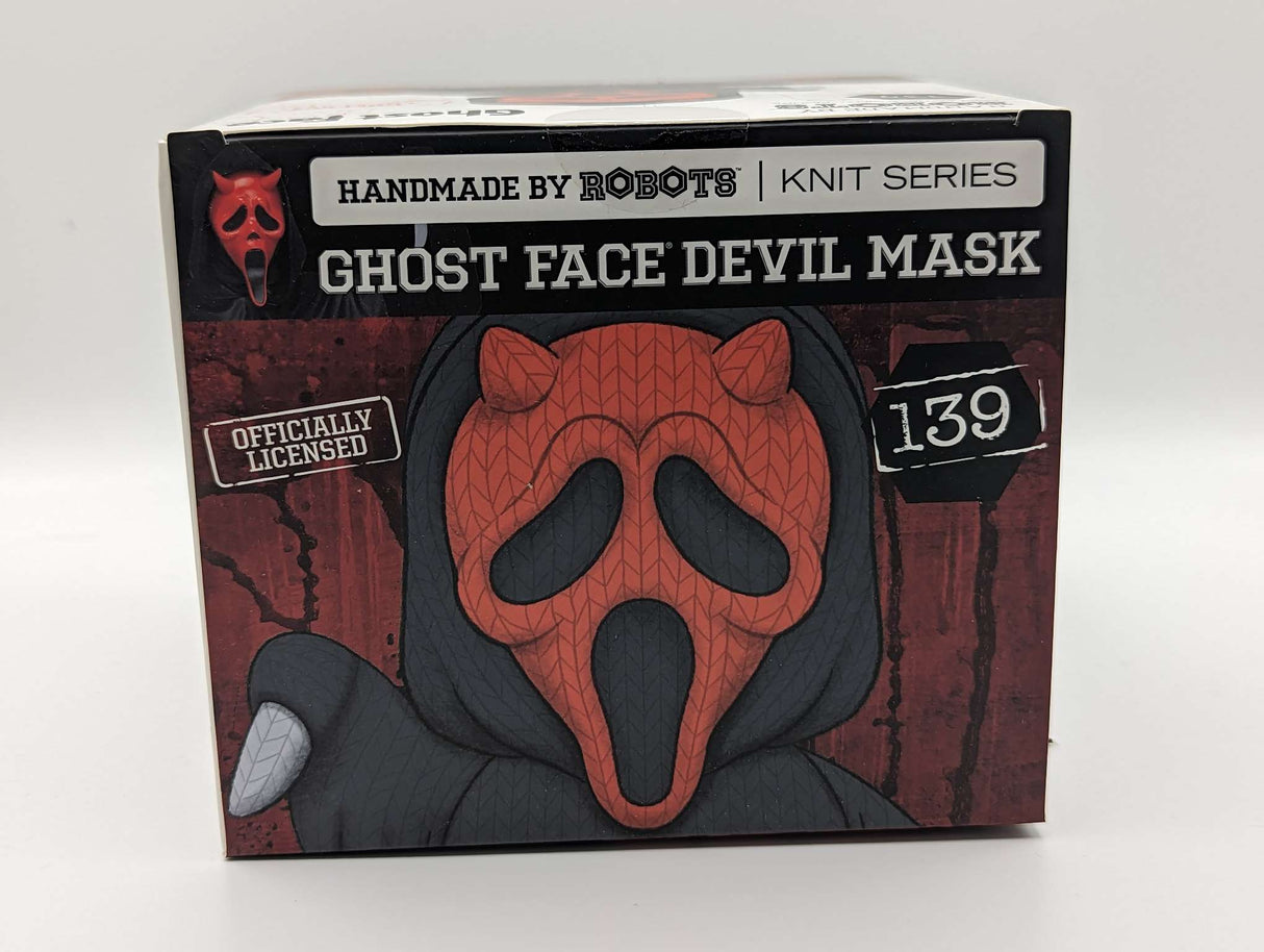 Ghost Face Devil Mask Red | Handmade by Robots | Scream | Vinyl Figure | Knit Series #139