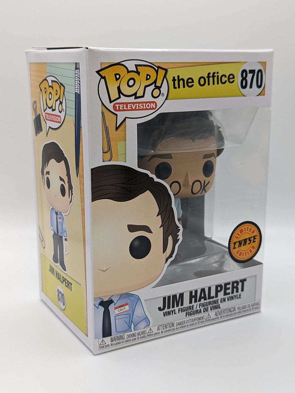 JIM HALPERT (BOOKFACE) | The Office | Funko Pop Television | Chase #870