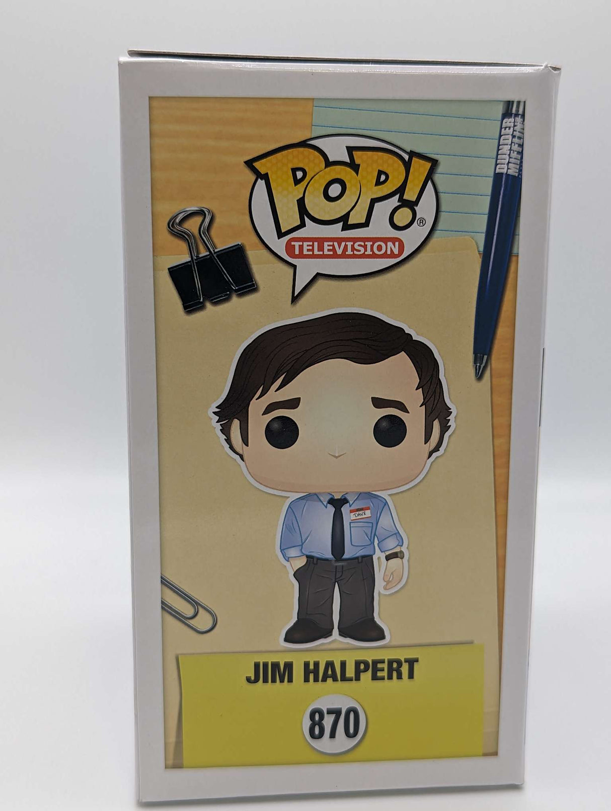 JIM HALPERT (BOOKFACE) | The Office | Funko Pop Television | Chase #870