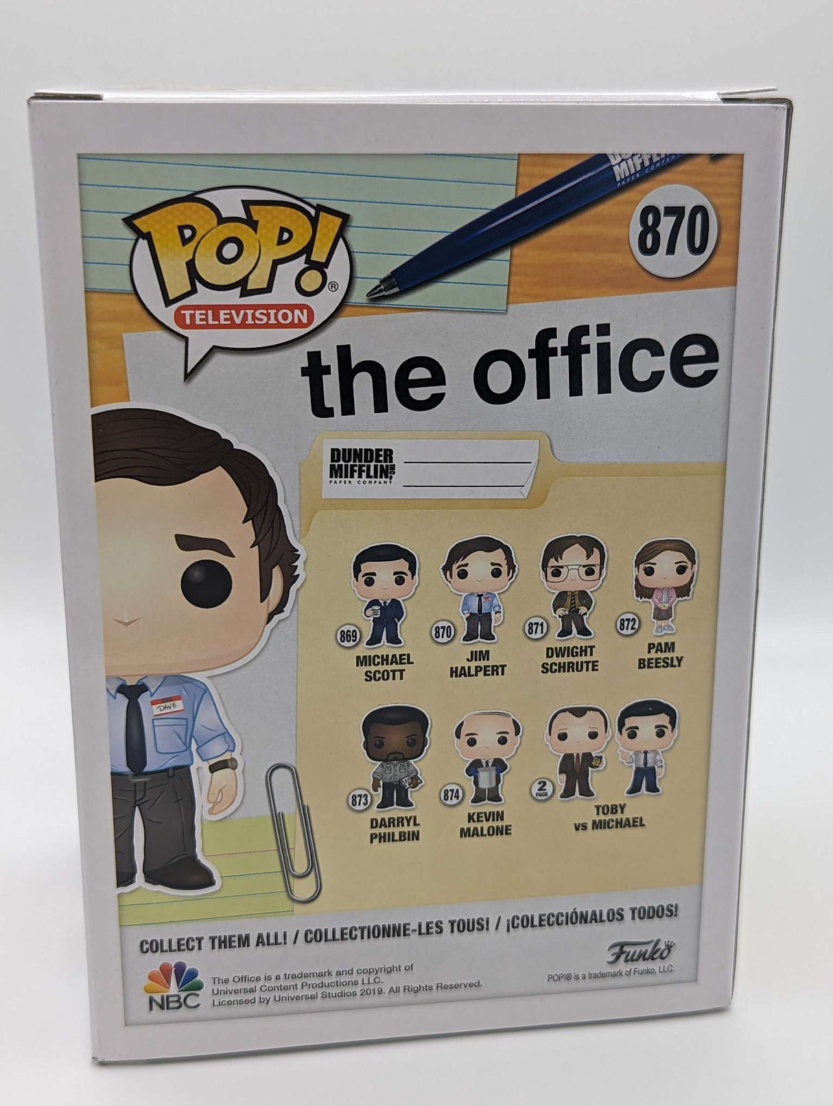 JIM HALPERT | The Office | Funko Pop Television #870