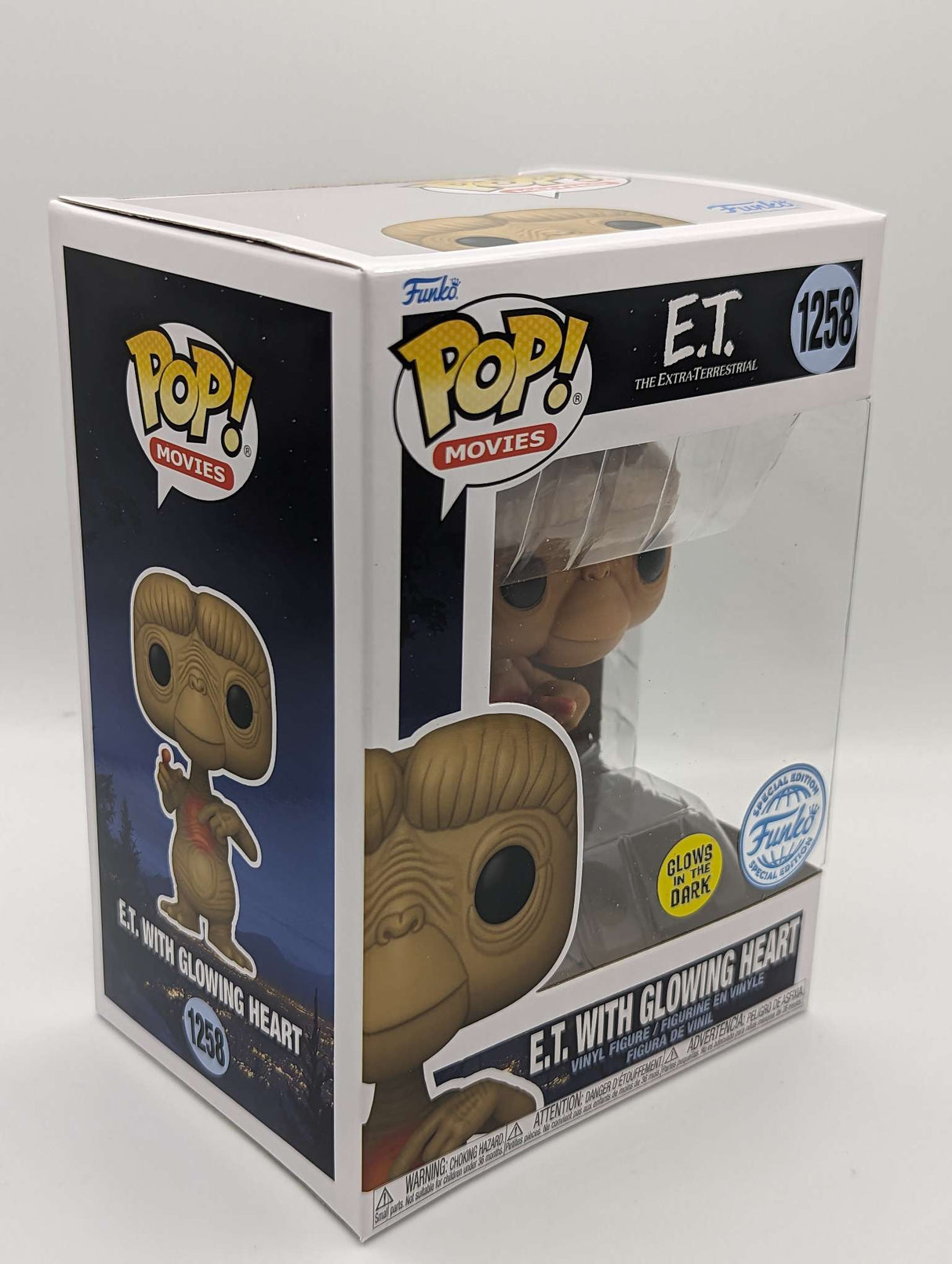 Funko Movies | E.T. 40th Anniversary | ET with Glowing Heart #1258