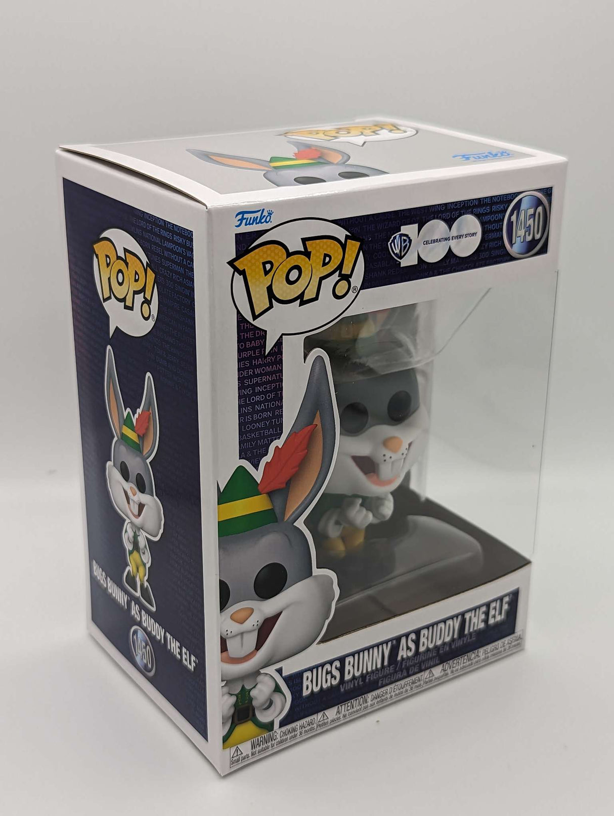 Funko Pop Movies | WB100 | Bugs Bunny As Buddy the Elf #1450