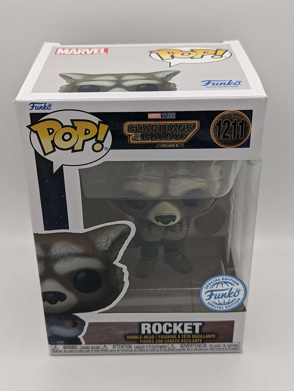 Funko Pop Marvel | Guardians of the Galaxy 3 | Rocket Knowhere #1211