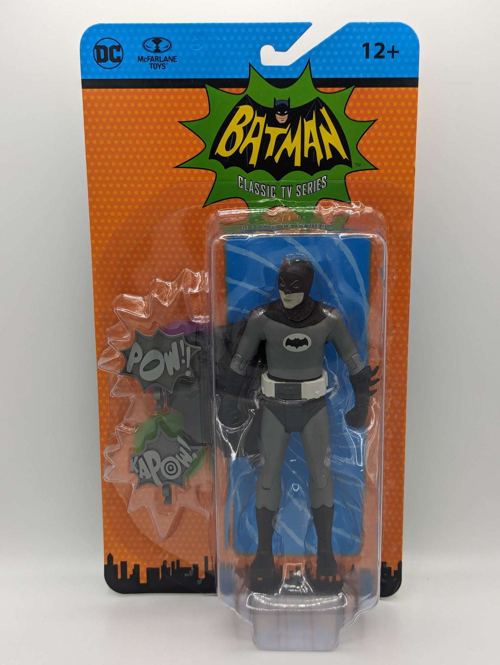 Batman Classic TV Series | DC Retro Batman (Black and White) | 5 inch Figure | McFarlane Toys