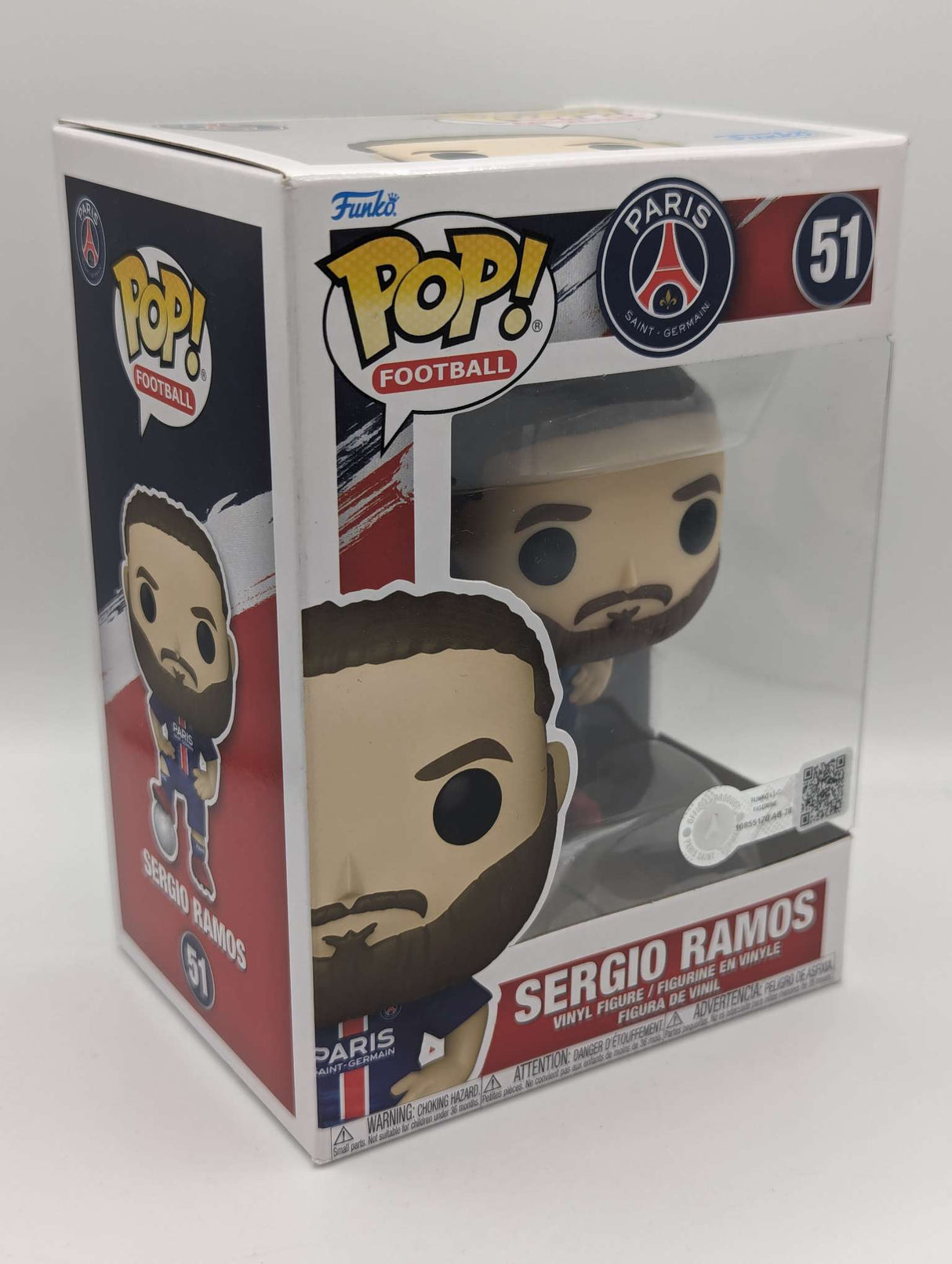 Funko Pop Football | Paris Saint Germain | Sergio Ramos #51