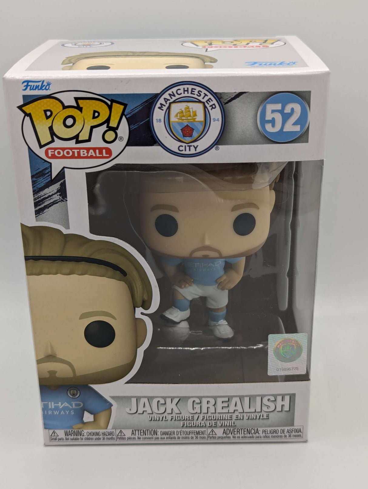 Funko Pop Football | Manchester City | Jack Grealish #52