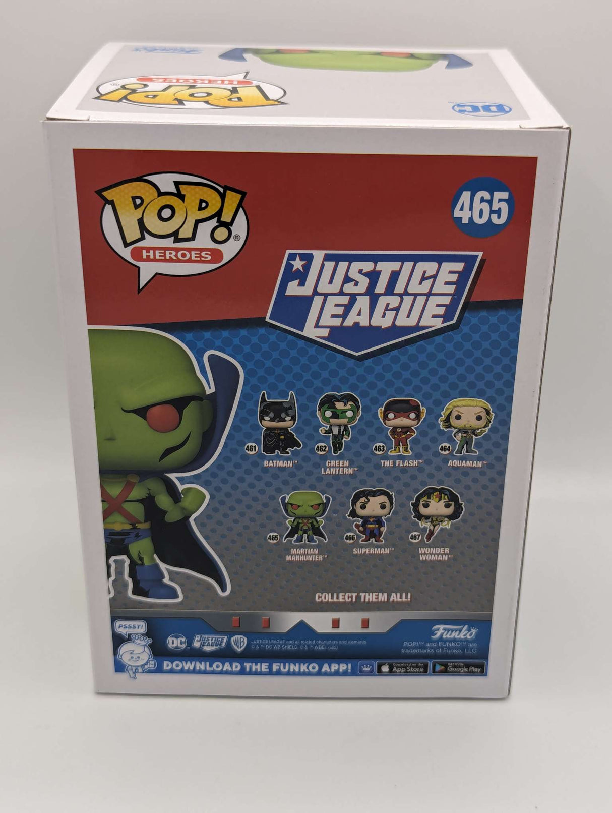 Funko Pop Heroes | Justice League | Martian Manhunter #465