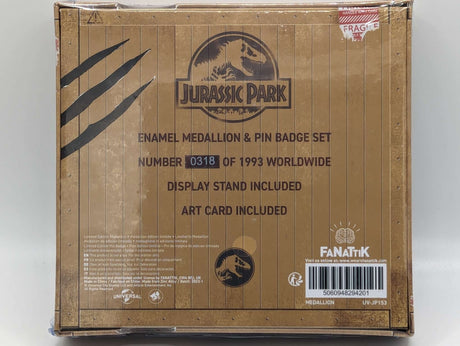 Jurassic Park | Mosquito in Amber Medallion and Pin Set | Limited Edition