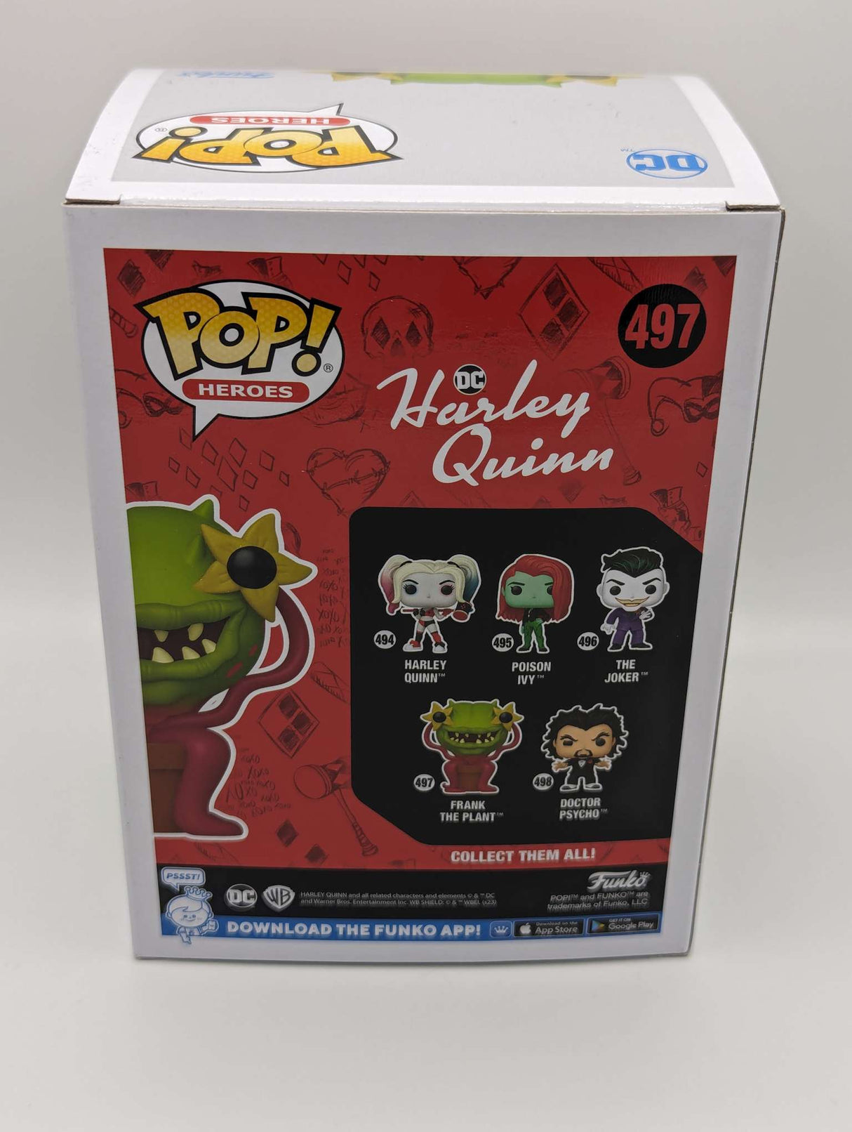 Funko Pop Heroes | DC Harley Quinn | Frank The Plant #497