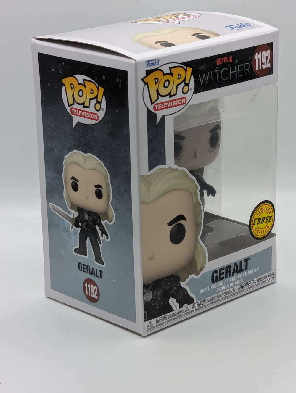 Funko Pop Television | Netflix The Witcher | Geralt #1192 | Chase Edition