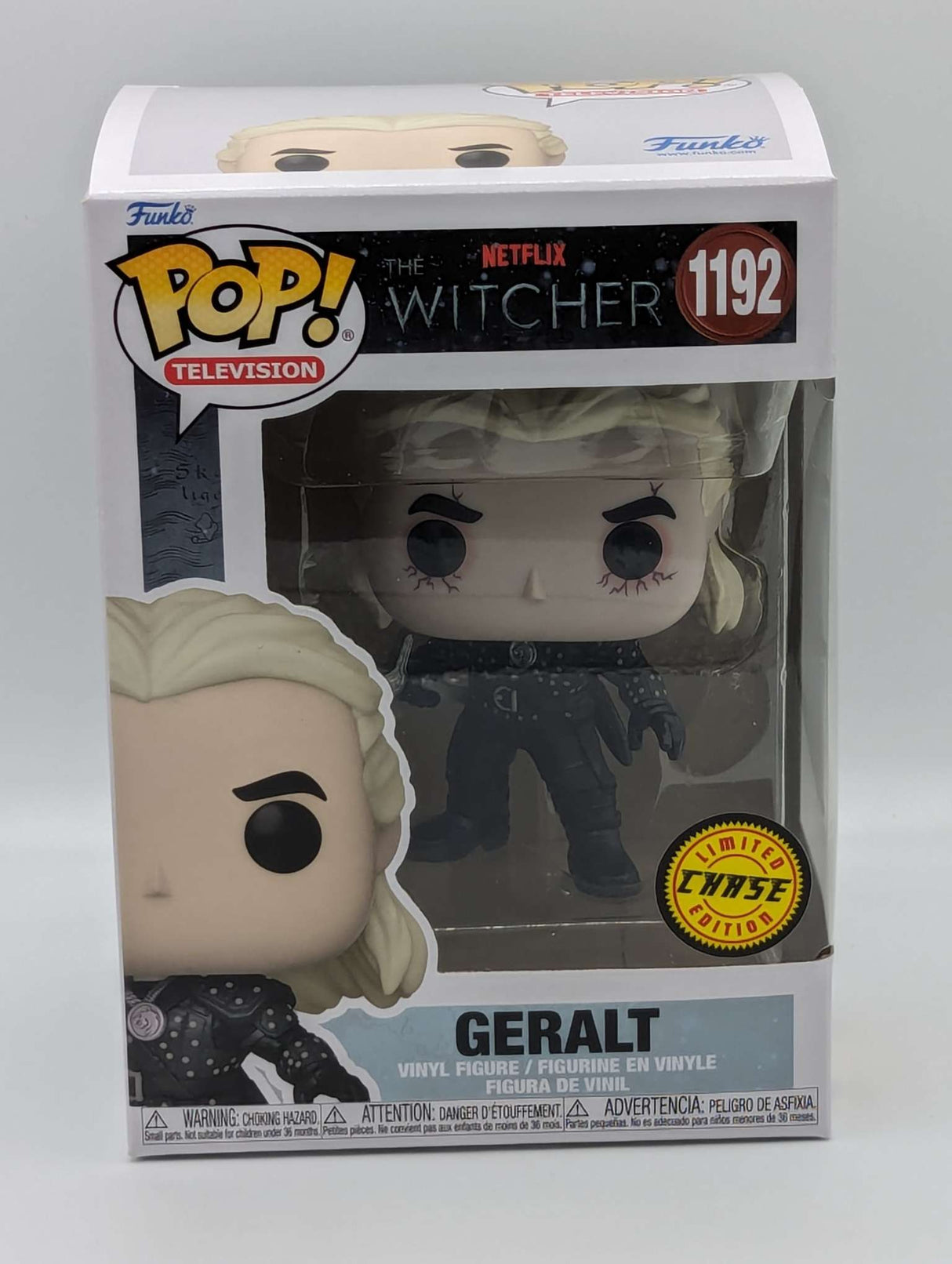 Funko Pop Television | Netflix The Witcher | Geralt #1192 | Chase Edition