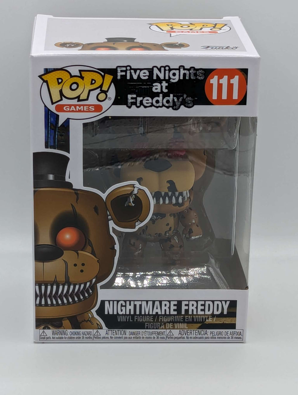Funko Pop Games | Five Nights at Freddy's | Nightmare Freddy #111