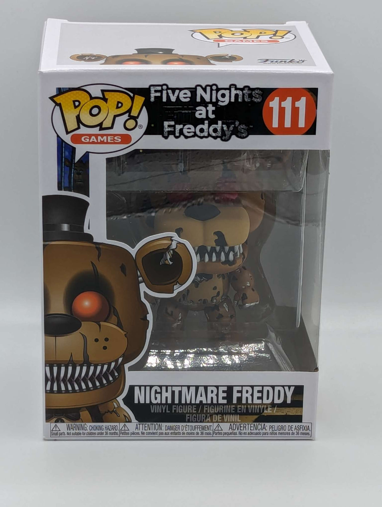 Funko Pop Games | Five Nights at Freddy's | Nightmare Freddy #111