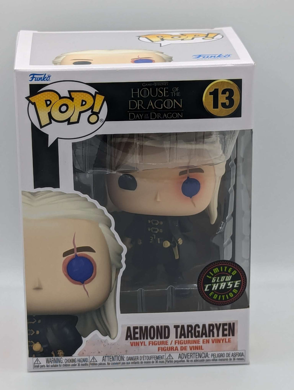 Funko Pop House of The Dragon | Aemond Targaryen | Glow Chase #13