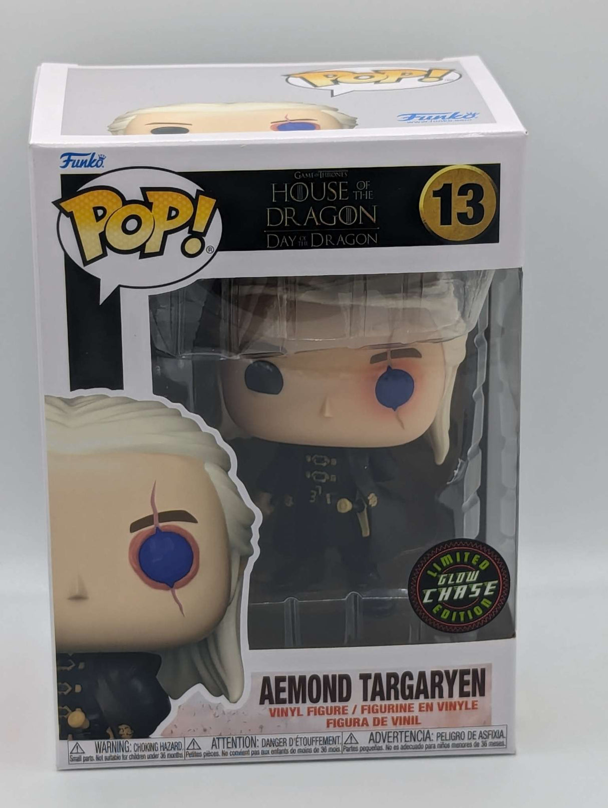 Funko Pop House of The Dragon | Aemond Targaryen | Glow Chase #13