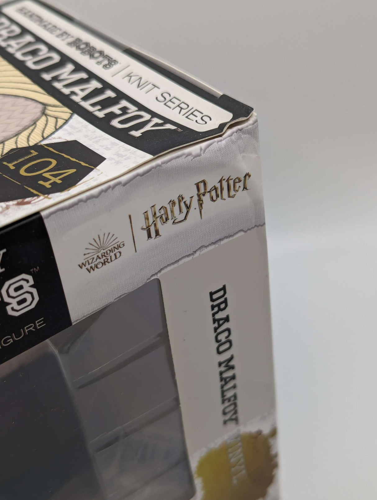 Damaged Box | Handmade by Robots | Harry Potter | Draco Malfoy Vinyl Figure | Knit Series #104