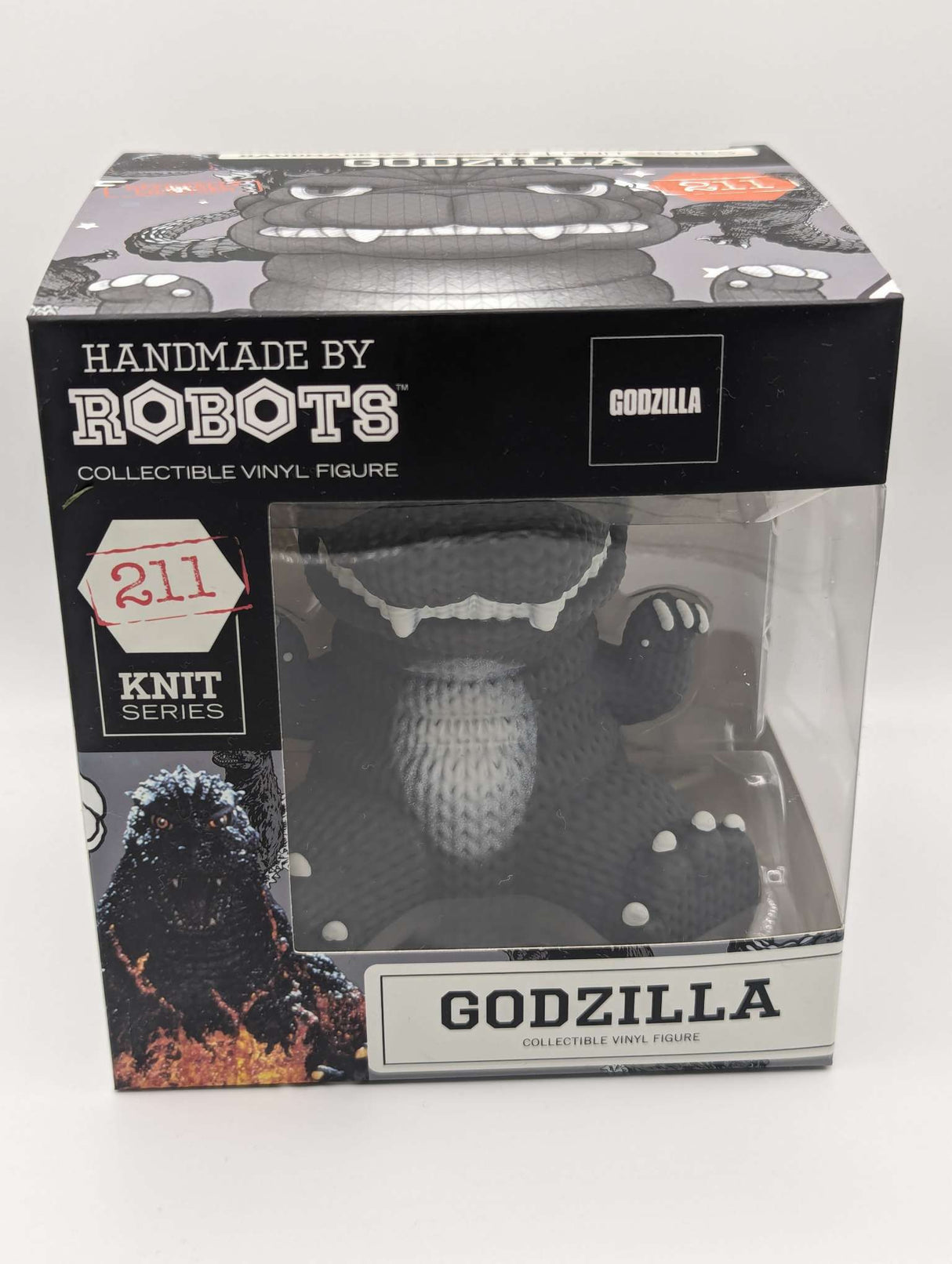 Godzilla | Handmade by Robots | Vinyl Figure | Knit Series #211