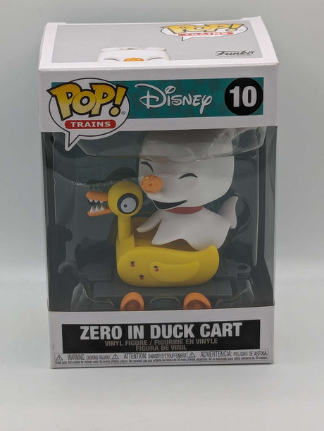 Funko Pop Trains | Disney Nightmare Before Christmas | Zero in Duck Cart #10