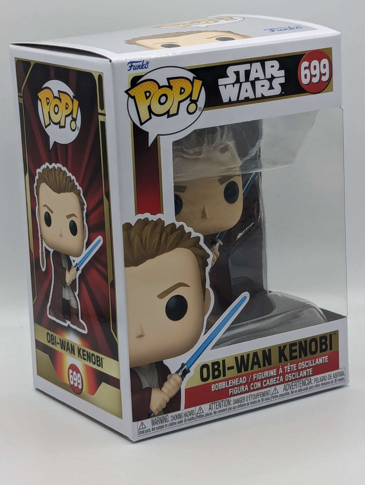 Funko Pop Star Wars | Episode 1 The Phantom Menace | Obi-Wan Kenobi (Young) #699