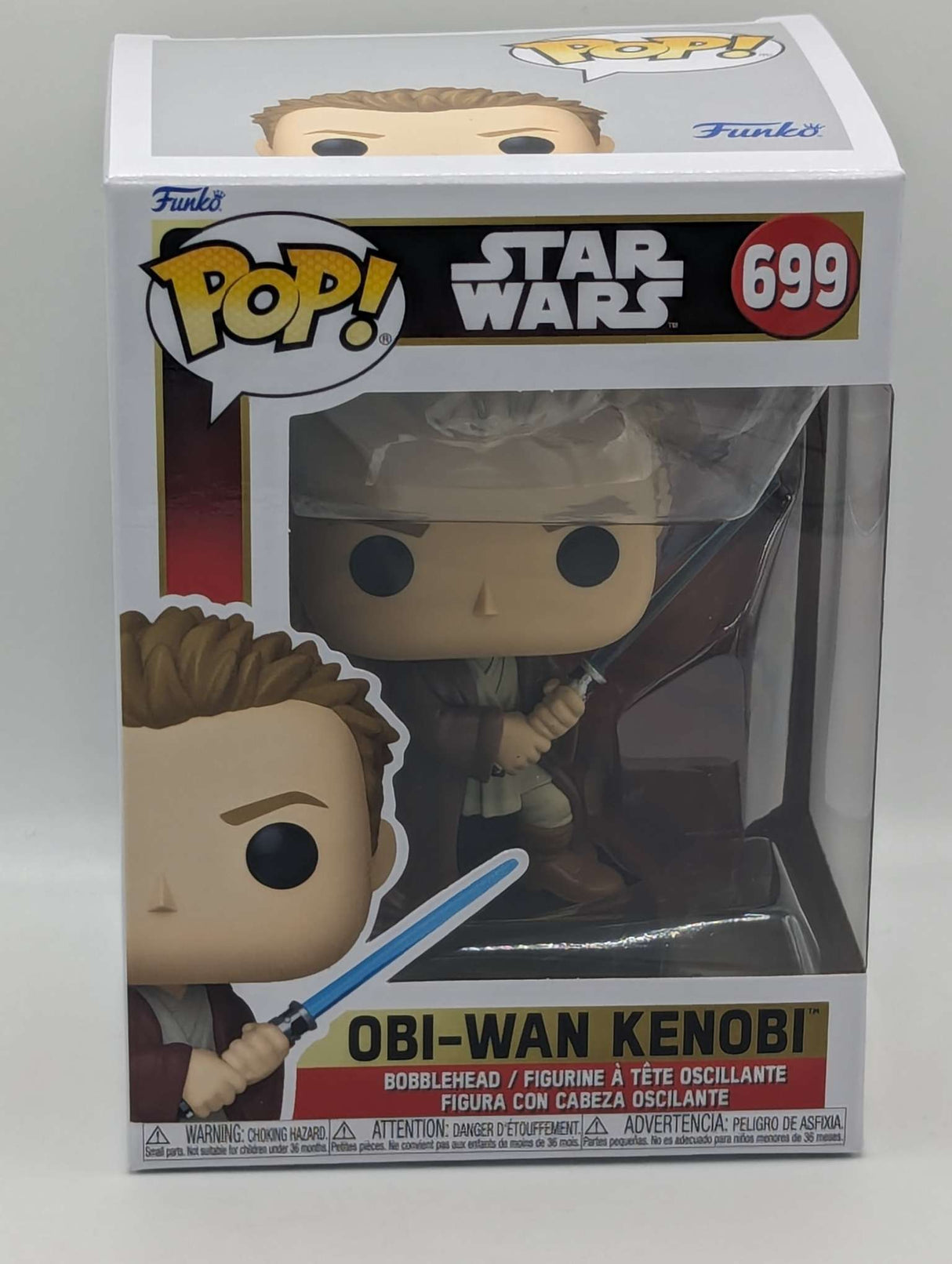 Funko Pop Star Wars | Episode 1 The Phantom Menace | Obi-Wan Kenobi (Young) #699