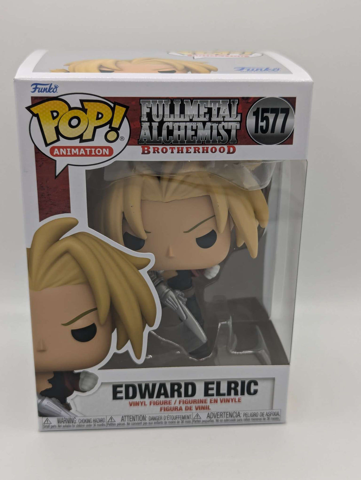 Funko Pop Animation | Fullmetal Alchemist Brotherhood | Edward Elric (with sword) #1577