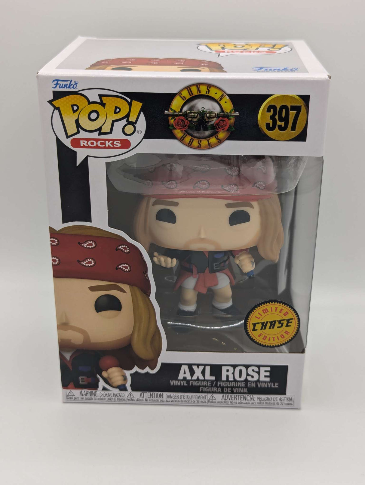 Axl Rose (1980s) | Guns N Roses | Funko Pop Rocks |  #397 Chase