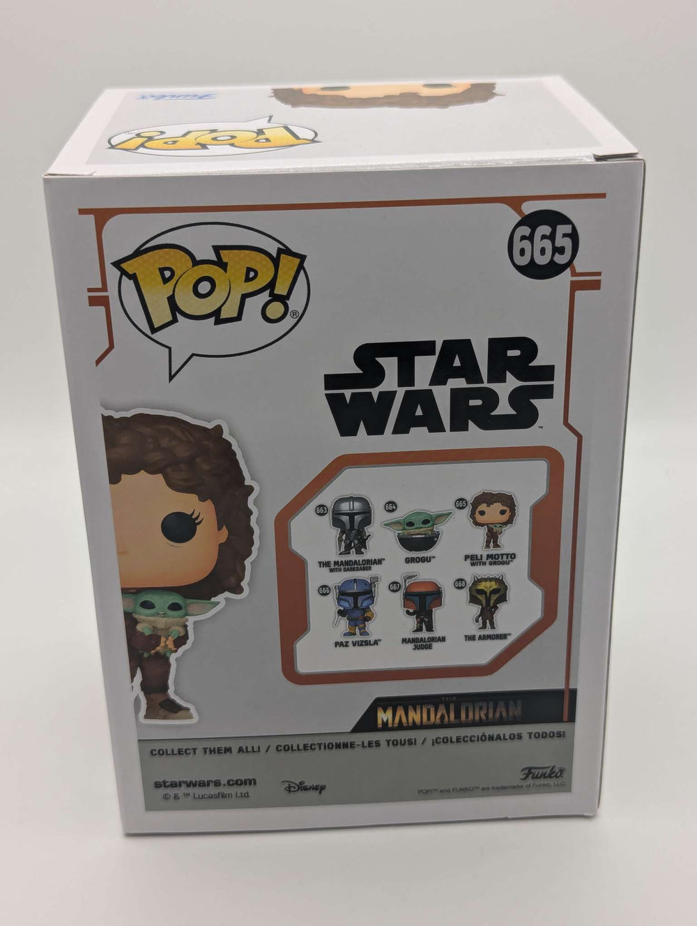 PELI MOTTO WITH GROGU | Funko Pop Star Wars #665