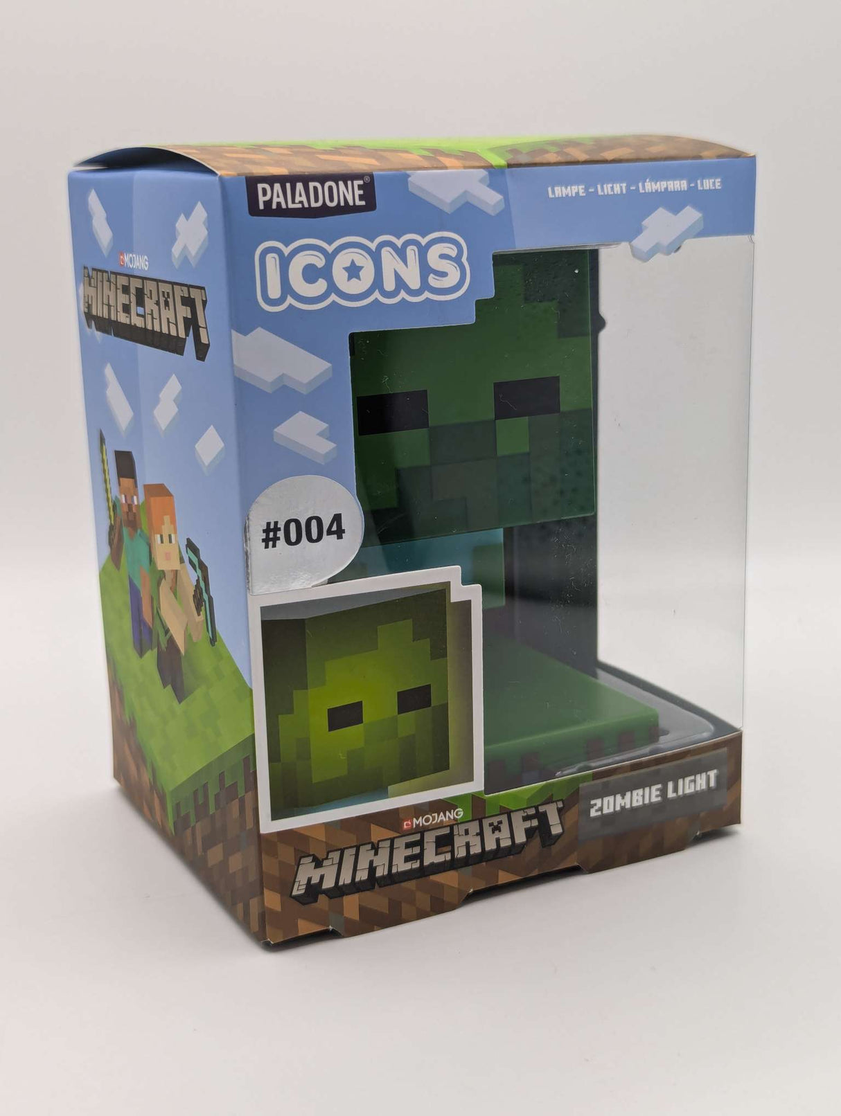 Paladone Minecraft |ZOMBIE Icon Light | Officially Licensed