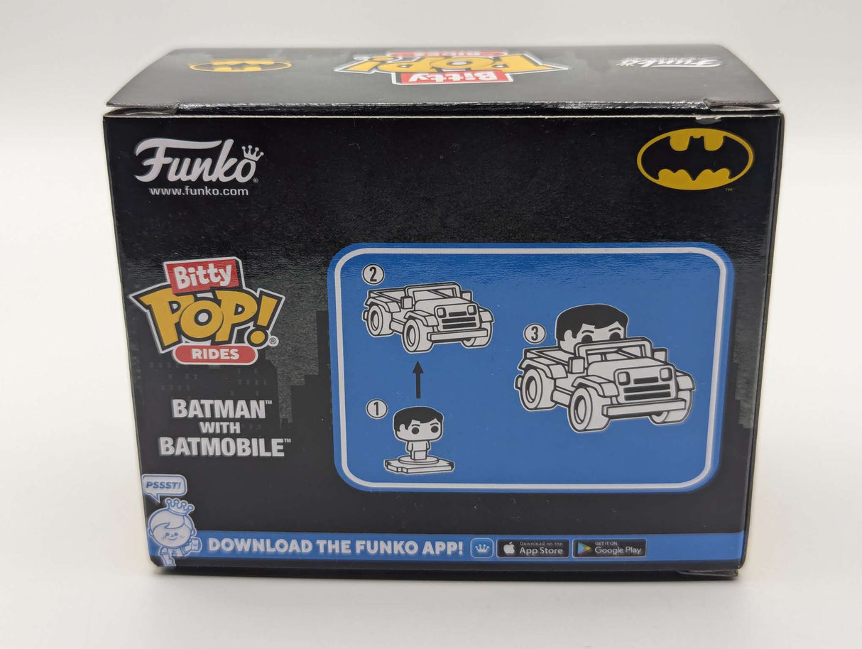 DC Batman with Batmobile | Funko Bitty POP! Rides
