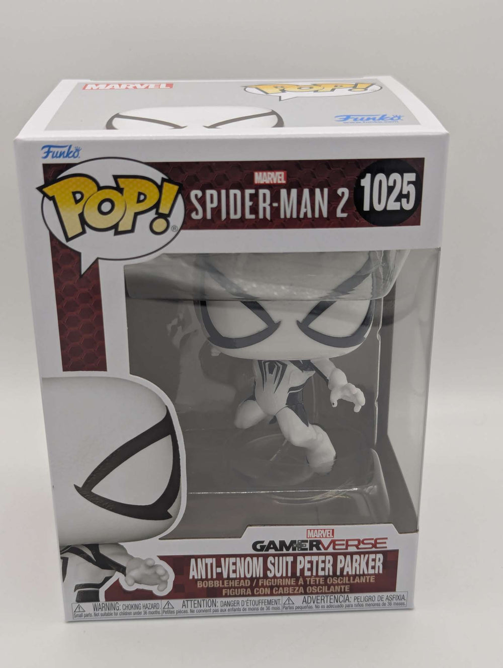 ANTI-VENOM SUIT PETER PARKER | Spider-Man 2 | Funko Pop Games | Marvel Gamerverse  #1025