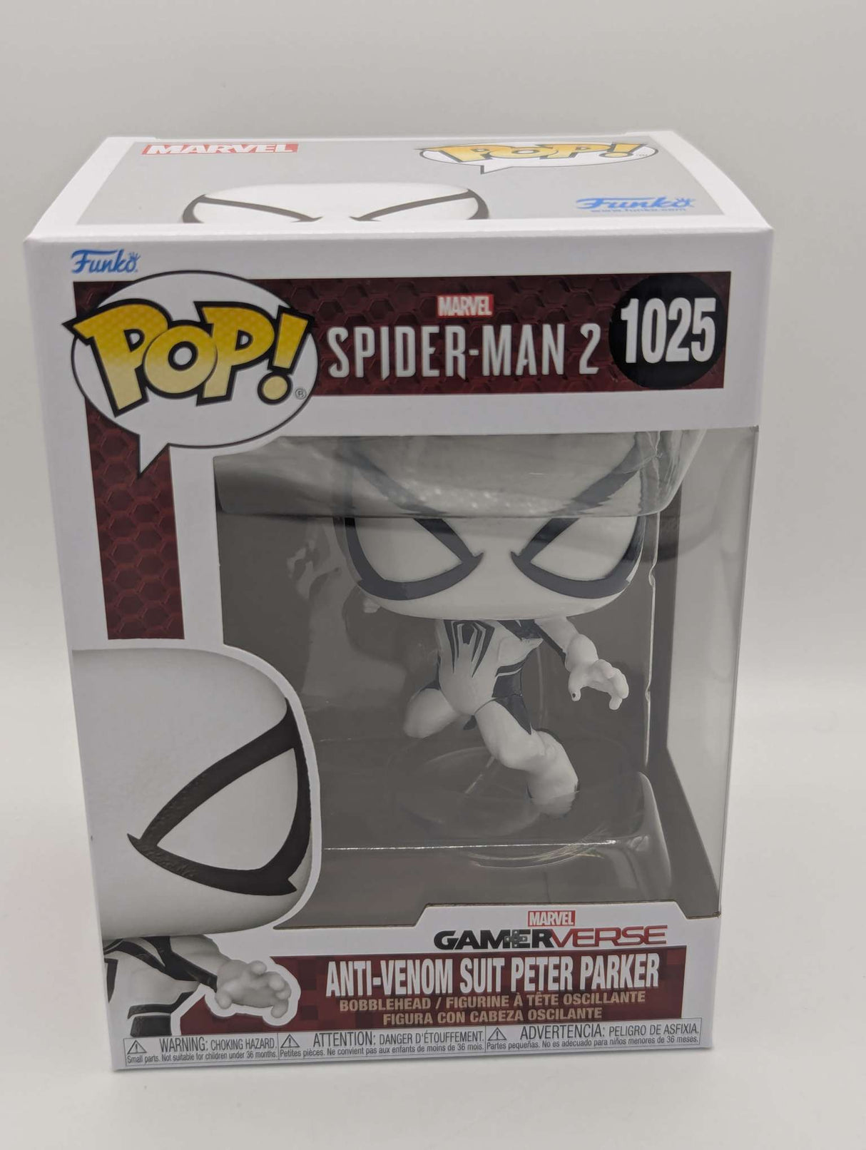ANTI-VENOM SUIT PETER PARKER | Spider-Man 2 | Funko Pop Games | Marvel Gamerverse  #1025
