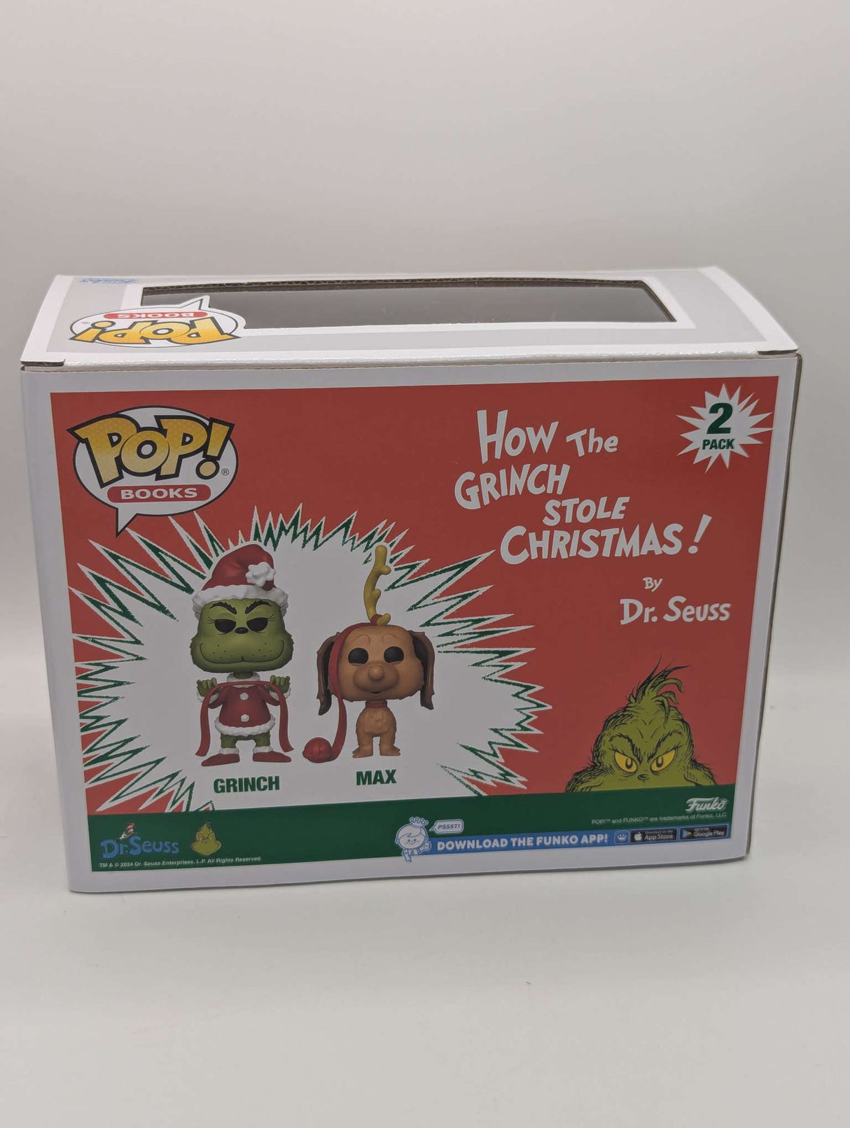 GRINCH AND MAX | How The Grinch Stole Christmas | Funko Pop! Books 2 Pack