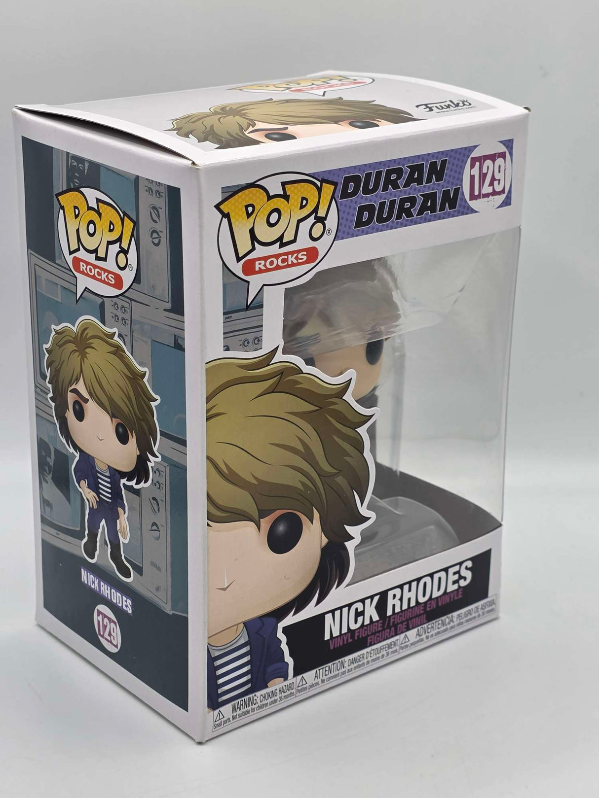 Damaged Box - Funko Pop Rocks - Duran Duran - Nick Rhodes #129