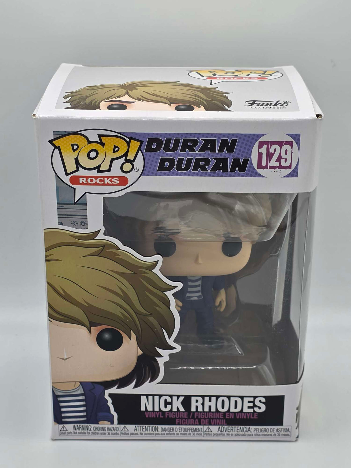 Damaged Box - Funko Pop Rocks - Duran Duran - Nick Rhodes #129